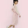 Miss Celie’s Overalls - Macacão Pantacourt rosa