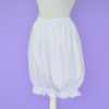 MeLikesTea wide lace long bloomers white