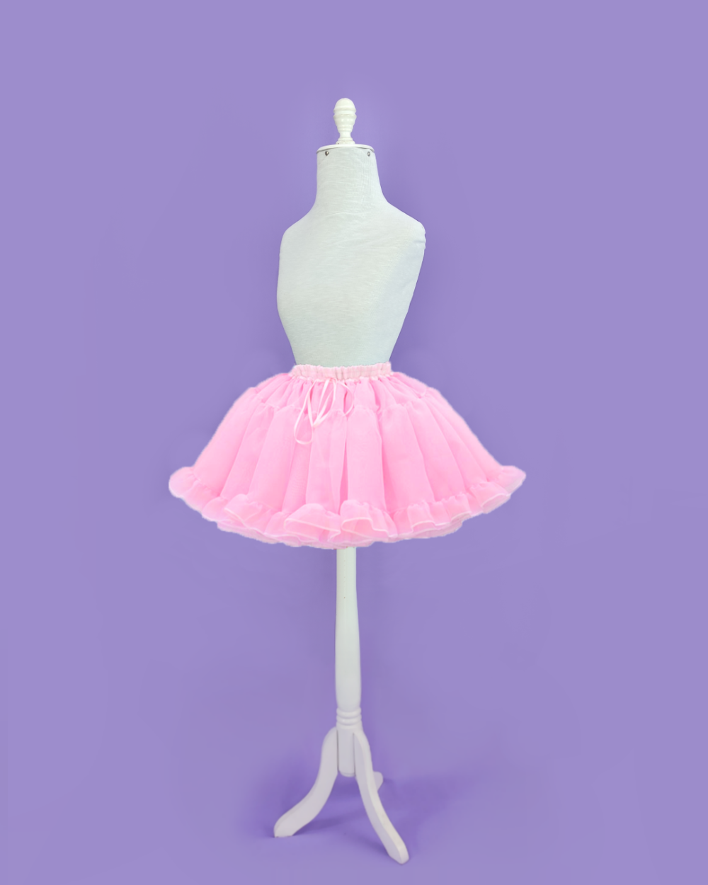 pink rufled petticoat by melikestea