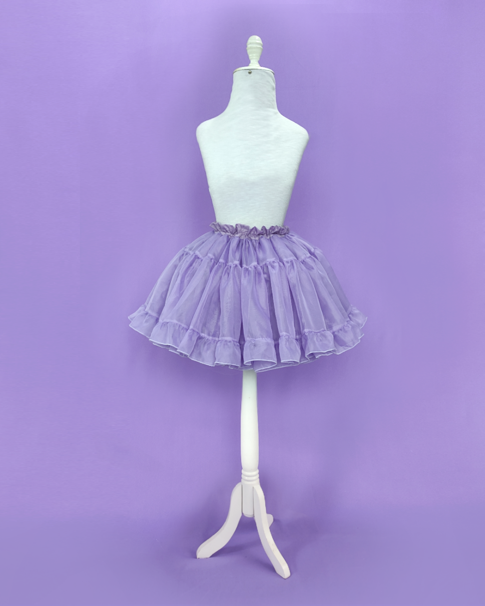 lavender petticoat, made in voile and cupcake shape by melikestea