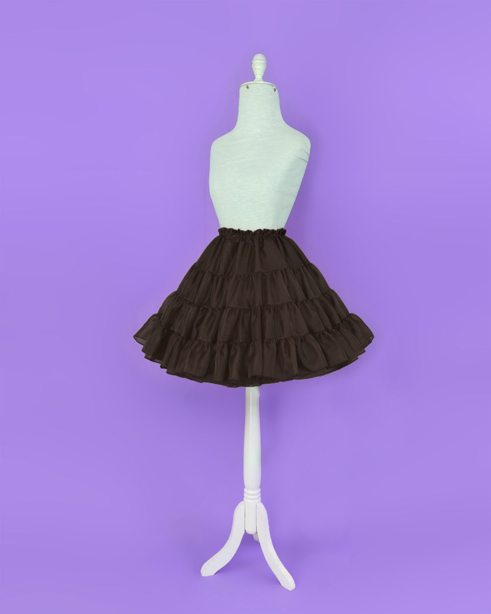 Brown A-line petticoat by MeLikesTea
