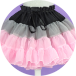 Black, Grey, Pink, Lilac