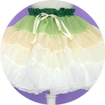 Dark Green, Green, Vanilla, Yellow, White