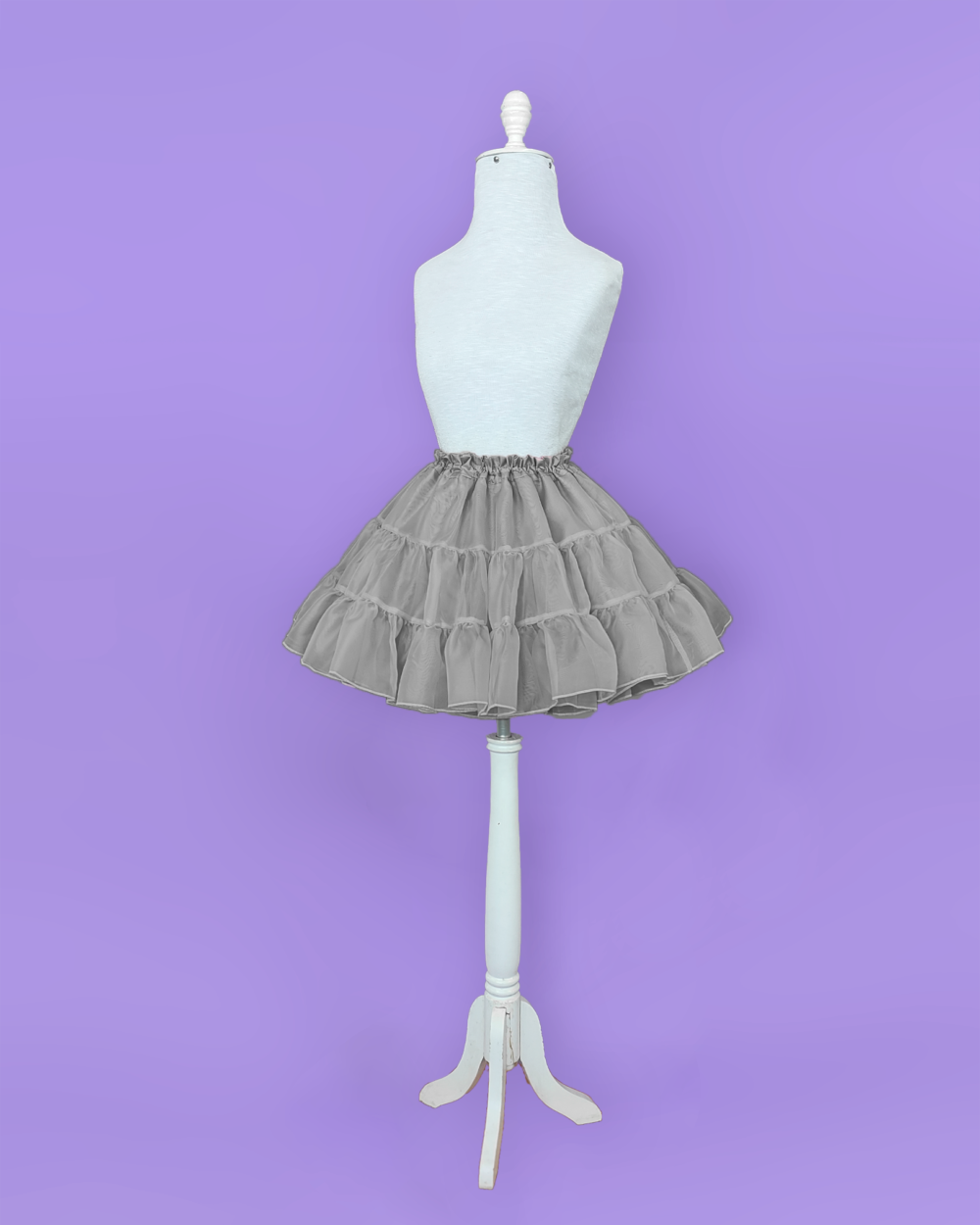 Grey A-line Petticoat by MeLikesTea