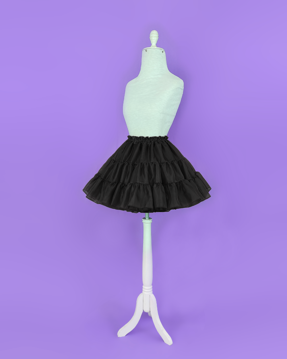 Black A-line Petticoat by MeLikesTea