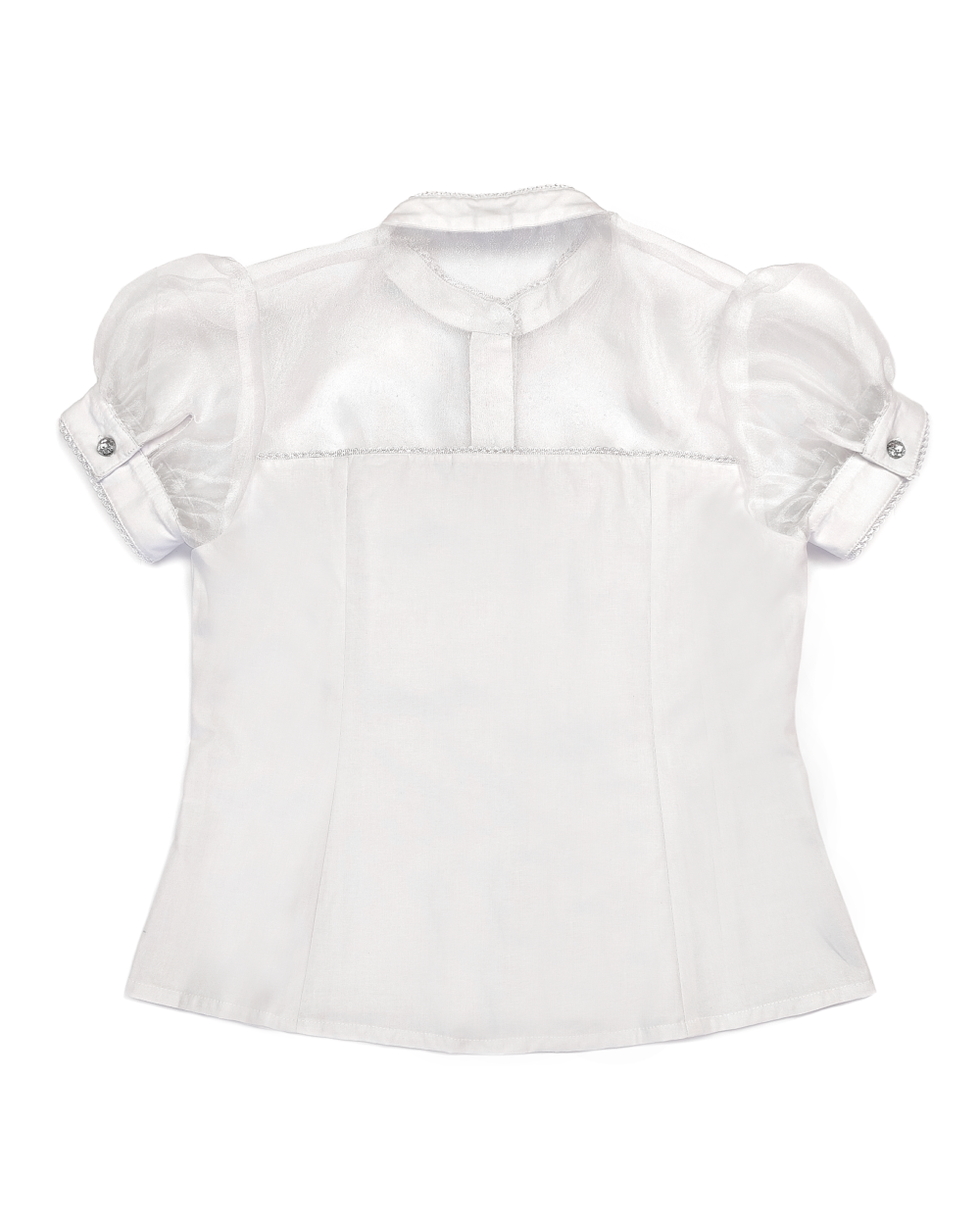 Glinda short sleeve blouse melikestea - white