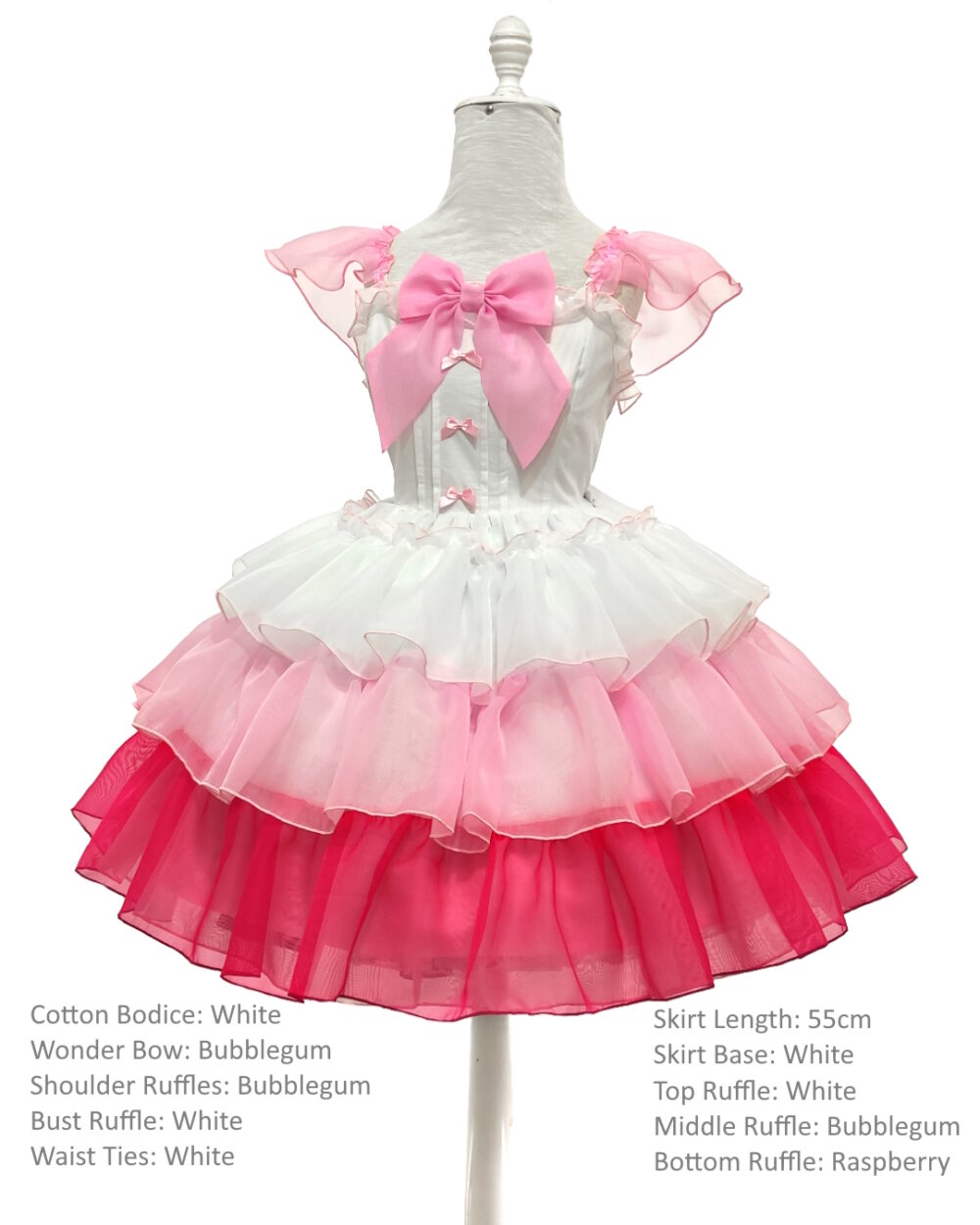 Pink Lolita Ruffled dress by MeLikesTea Hybrid Poofy Dress