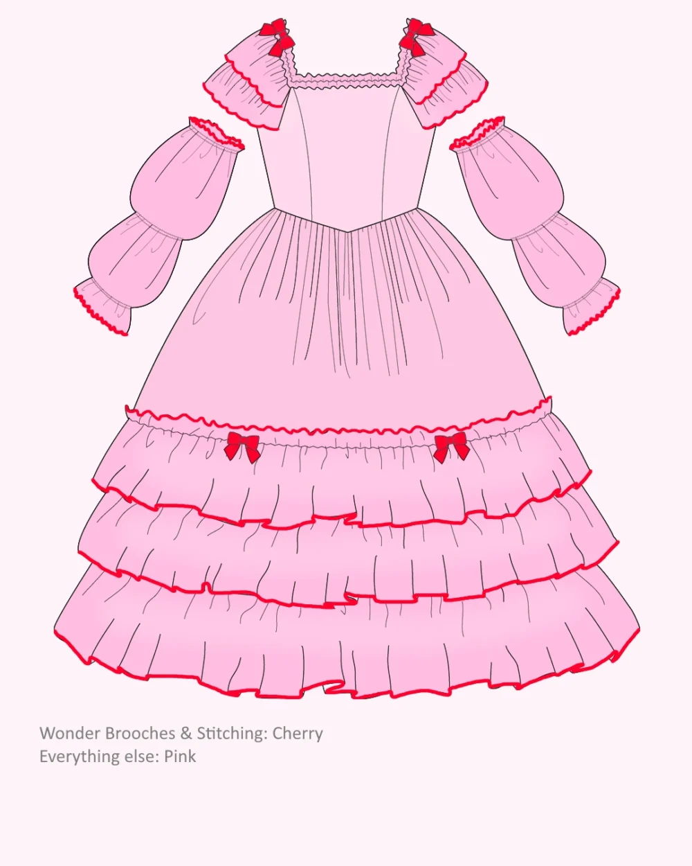 Hybrid Poofy Gown by MeLikesTea