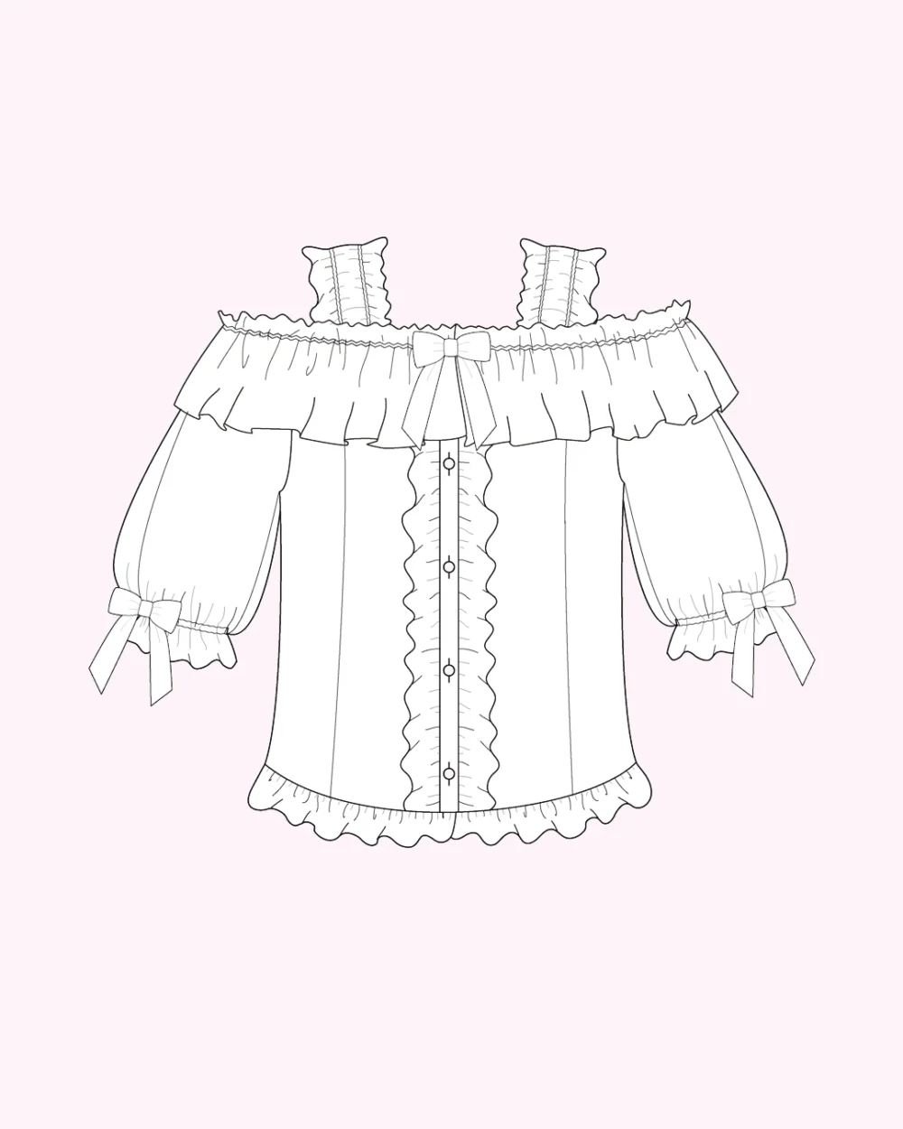 Summer Dream Blouse - Half Sleeve