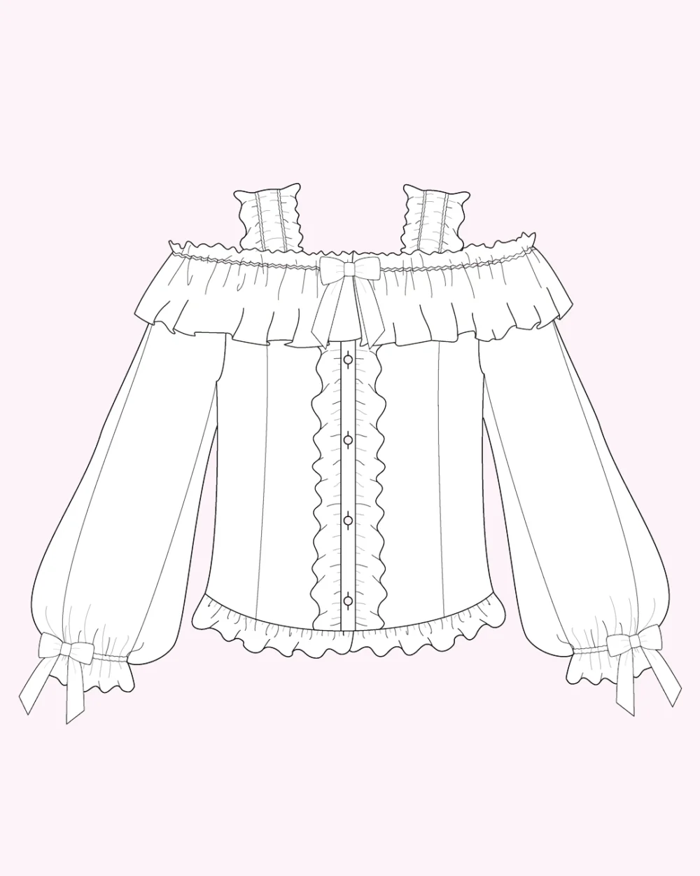 Summer Dream Blouse - Long Sleeve