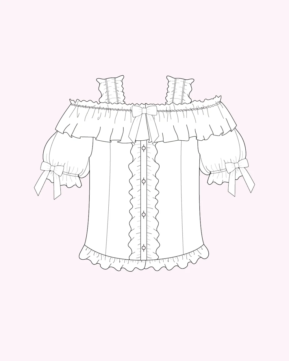Summer Dream Blouse - Short Sleeve