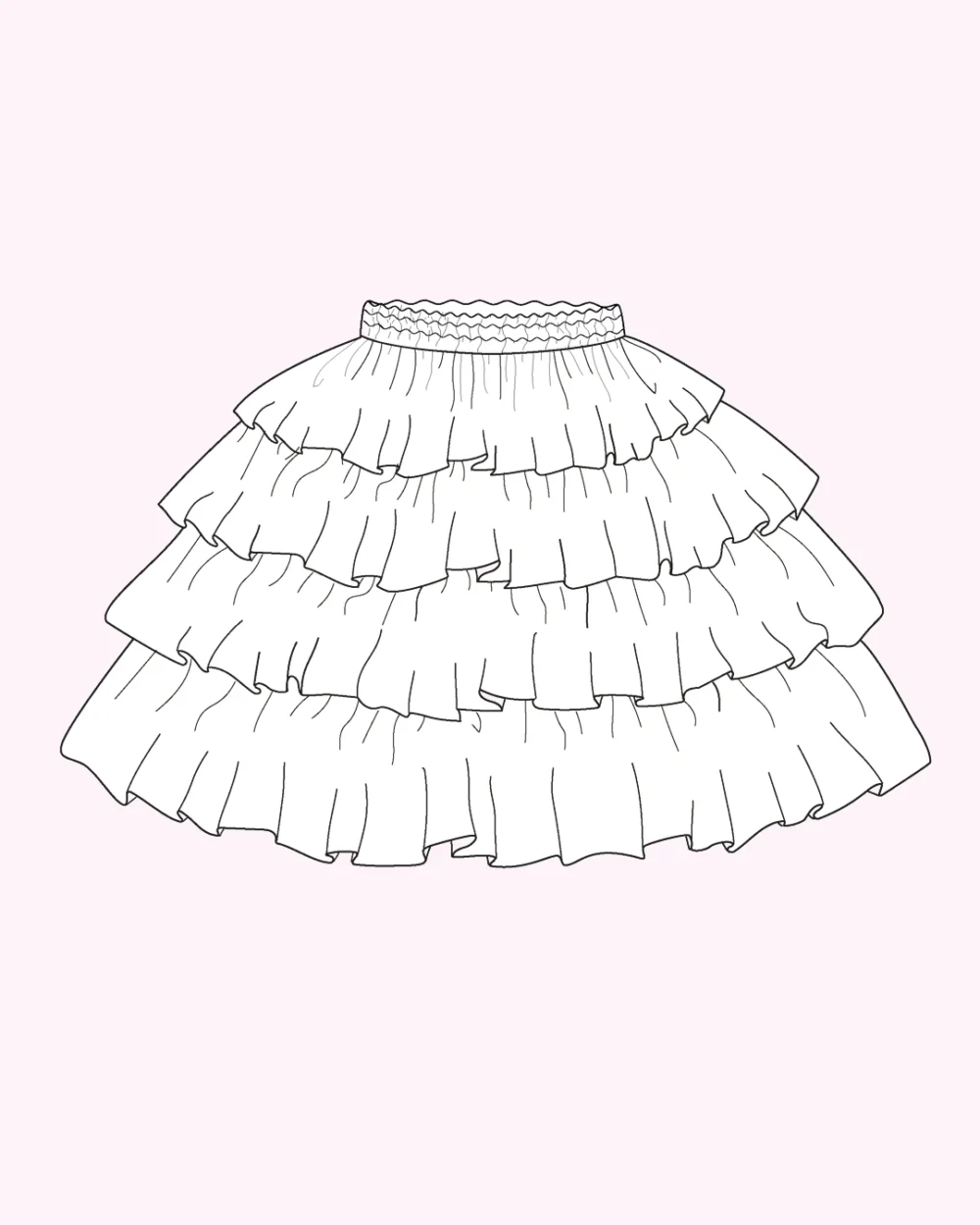 MeLikesTea Ruffled underskirt