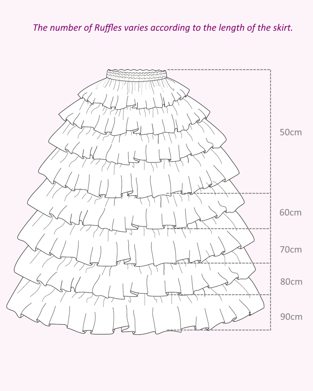 MeLikesTea Ruffled underskirt